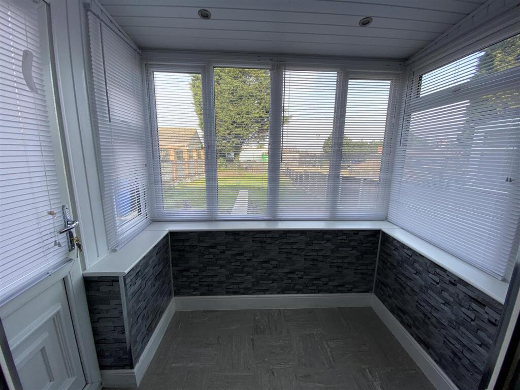 Rear porch: