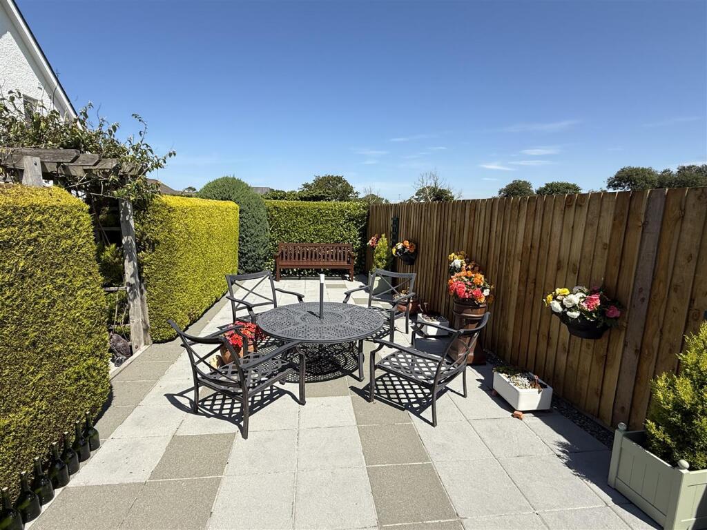Rear terrace