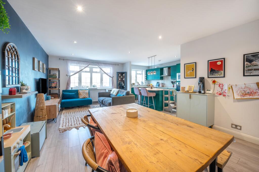 Open plan living space