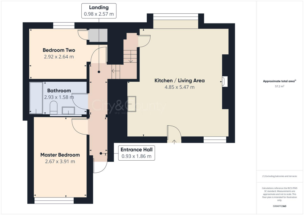 Flat Three Floor Plan