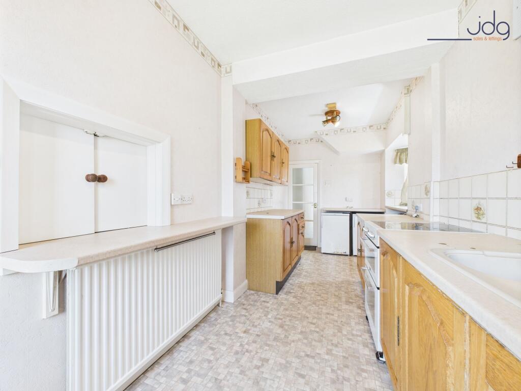 Kitchen with outside access to the rear garden