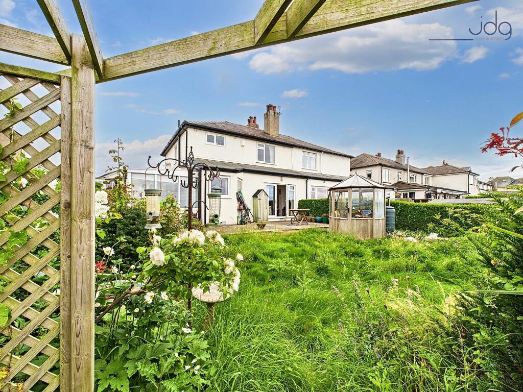 Rear views of the property