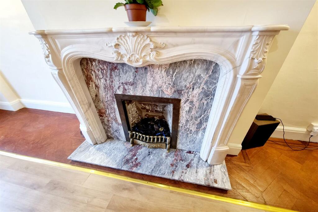 ORNATE FIREPLACE: