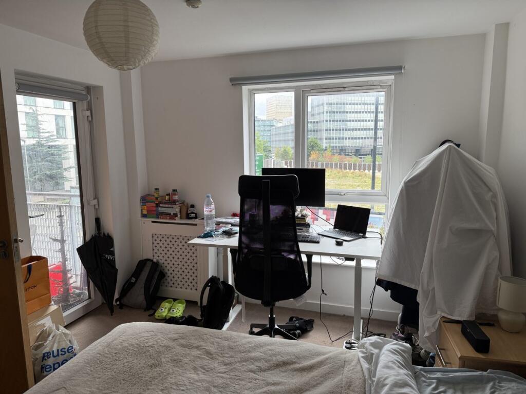 Master Bedroom with Door to Balcony