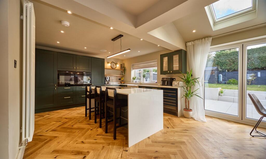 Extended &amp; Refitted open plan living dining kitche
