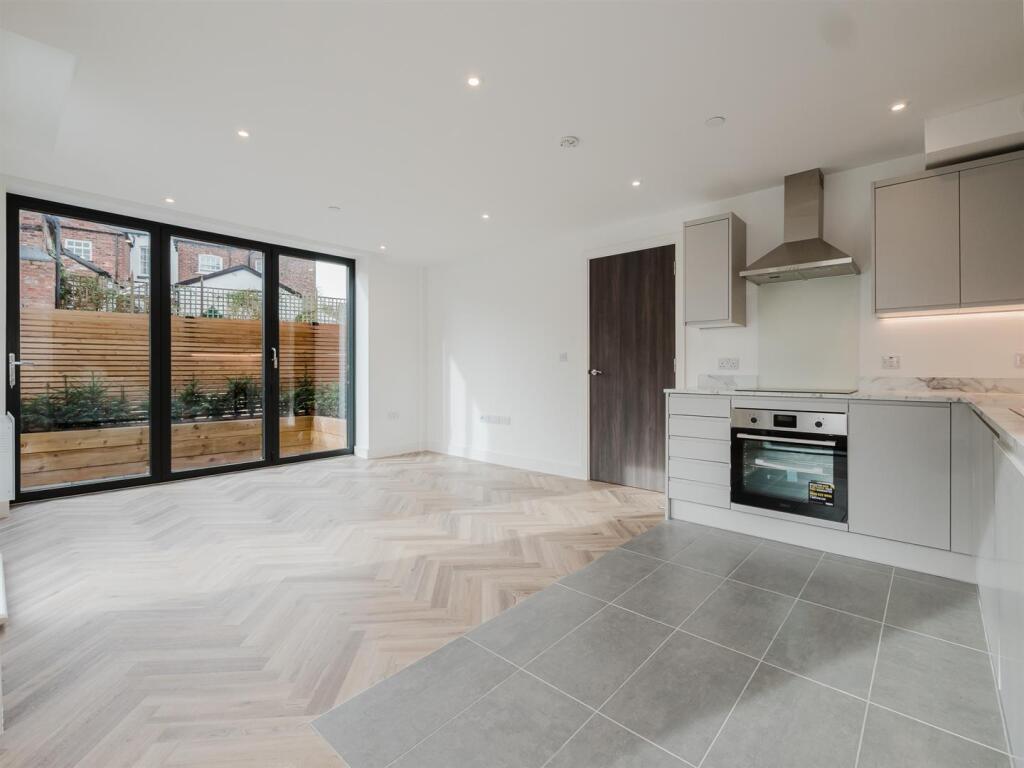 Living Room and Dining Kitchen