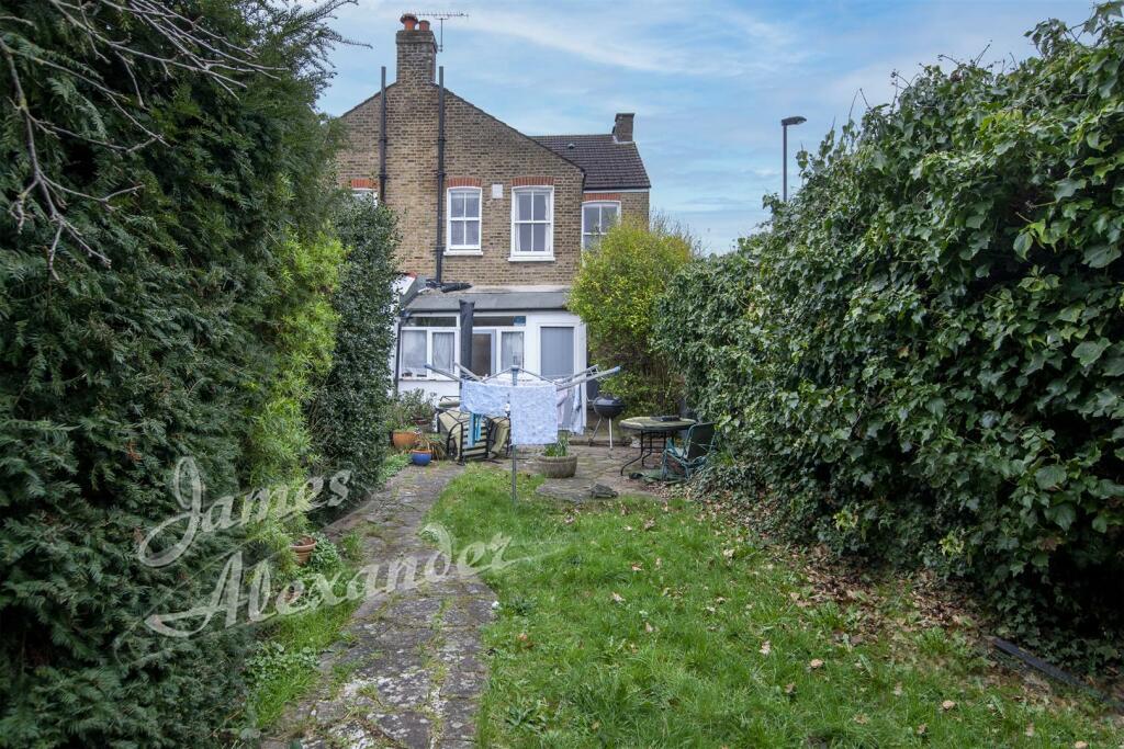 Rear of property
