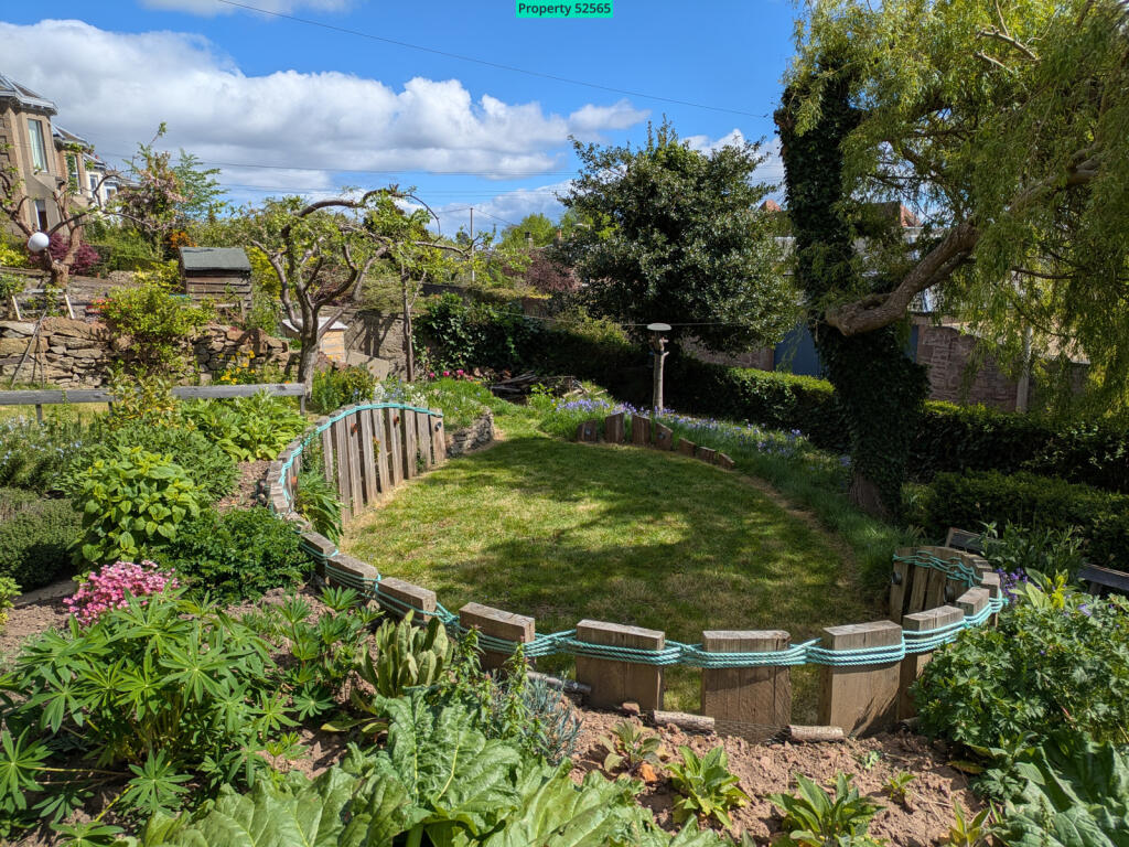 Garden and pond east