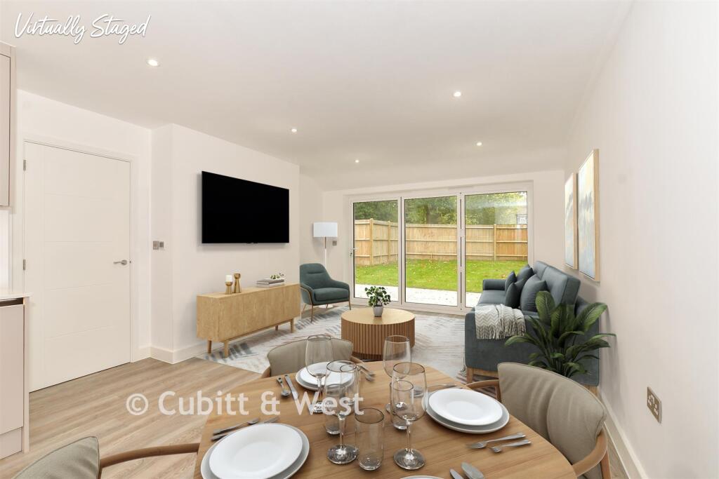 Lounge Kitchen Diner Staged