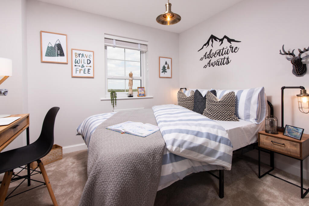 Inside view 4 bedroom detached Radleigh bedroom two