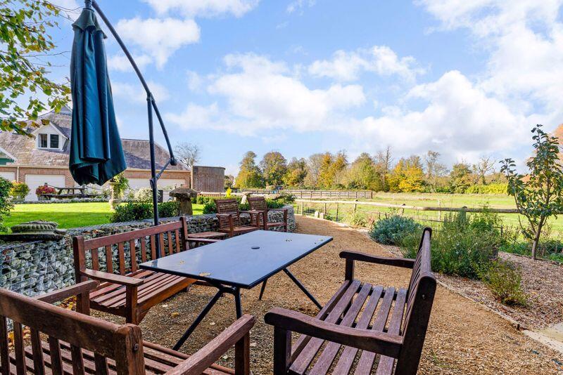 Communal garden area