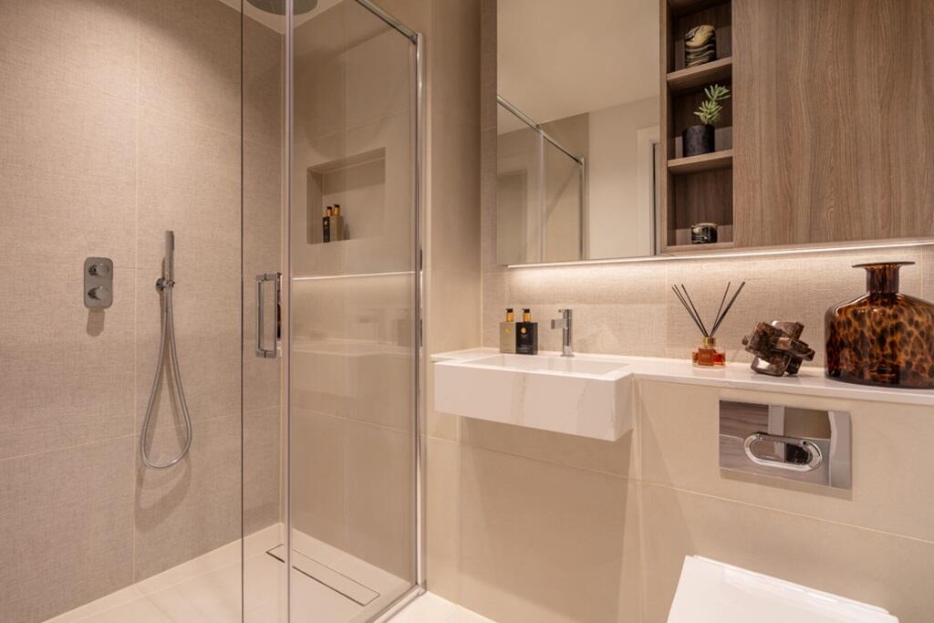 Ensuite with rainfall shower