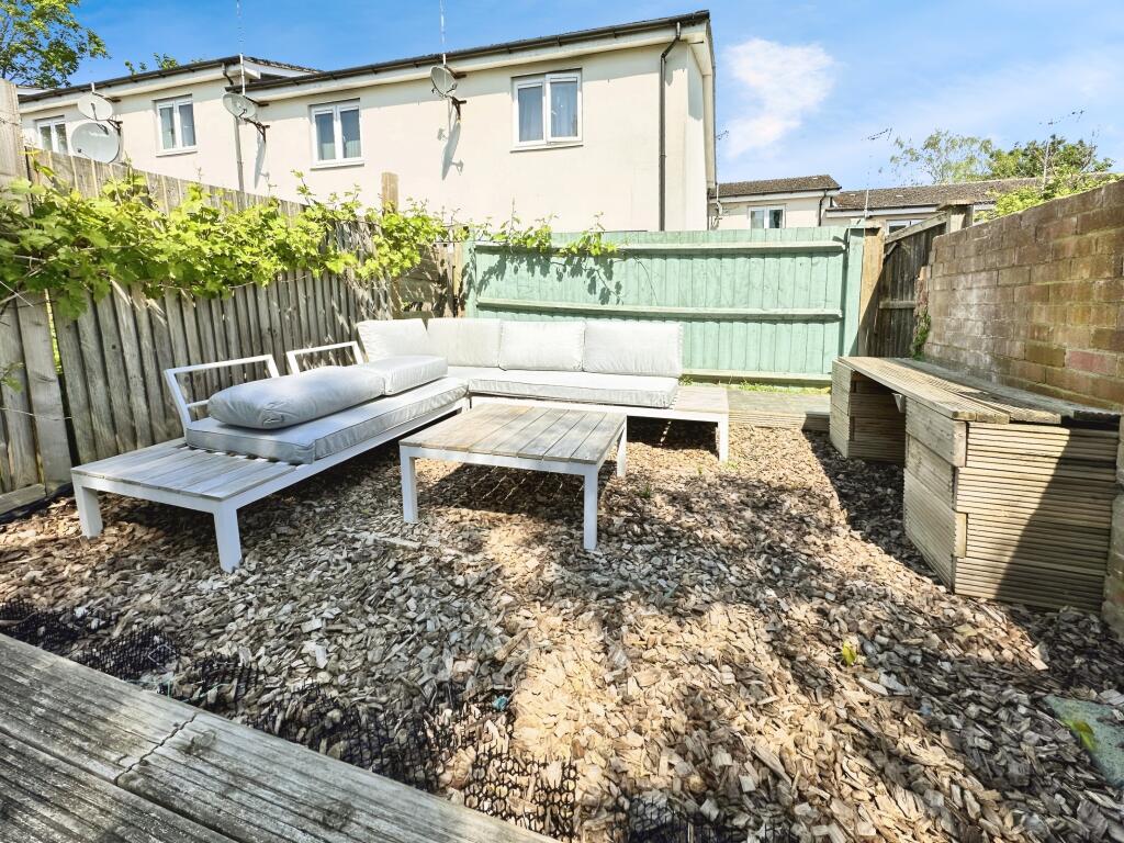 Private Rear Garden Seating Area