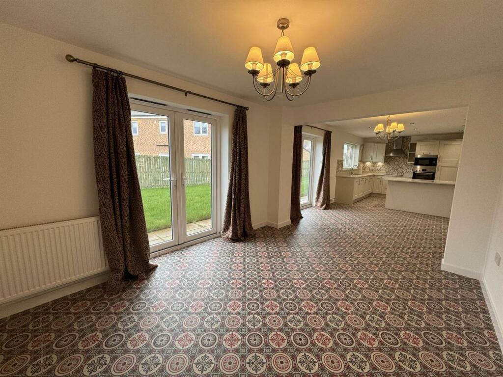 Open Plan Dining Kitchen And Family Room