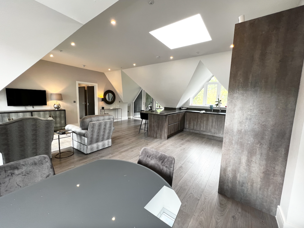 Open plan kitchen ar