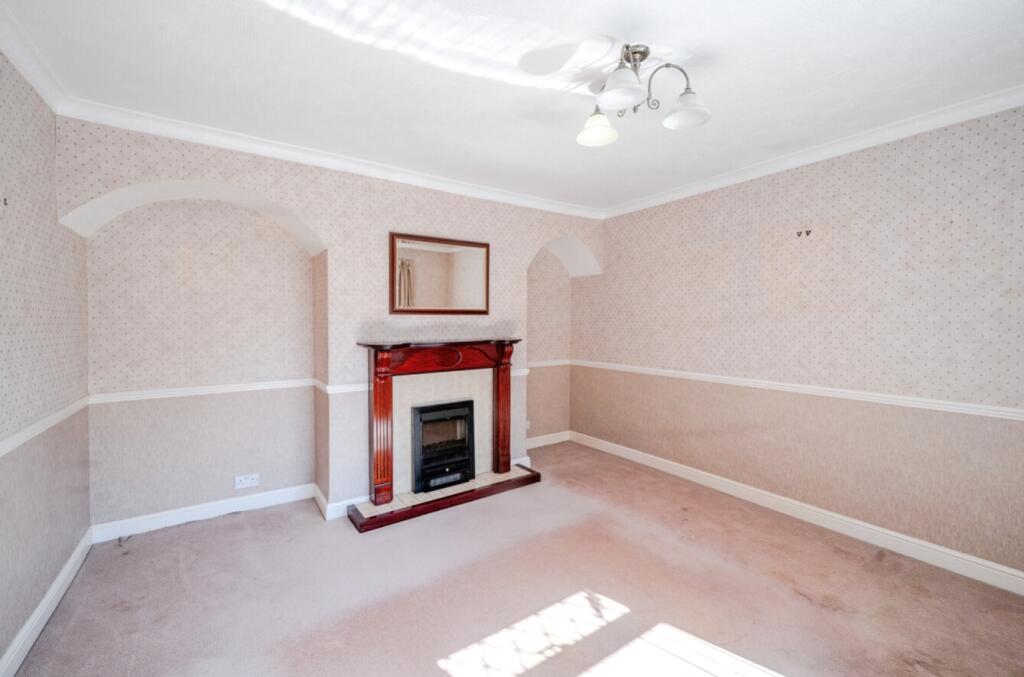 Living Room With Feature Fireplace 