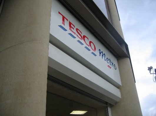 Tesco - 1 min walk