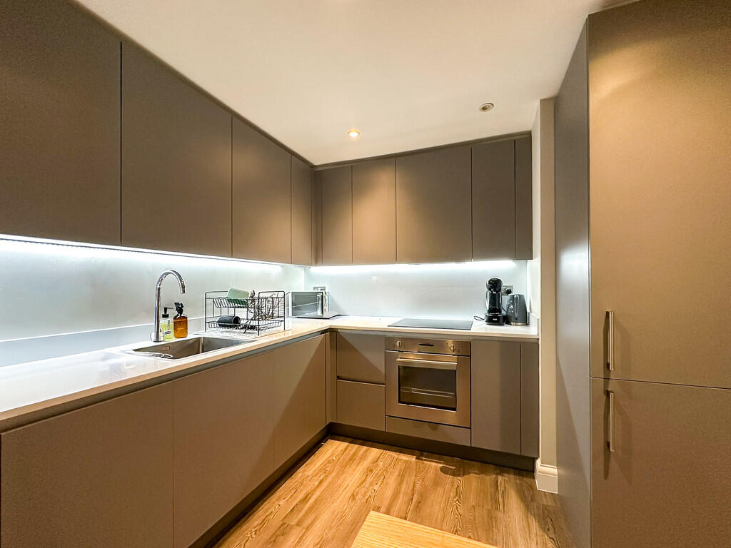 Open plan kitchen...