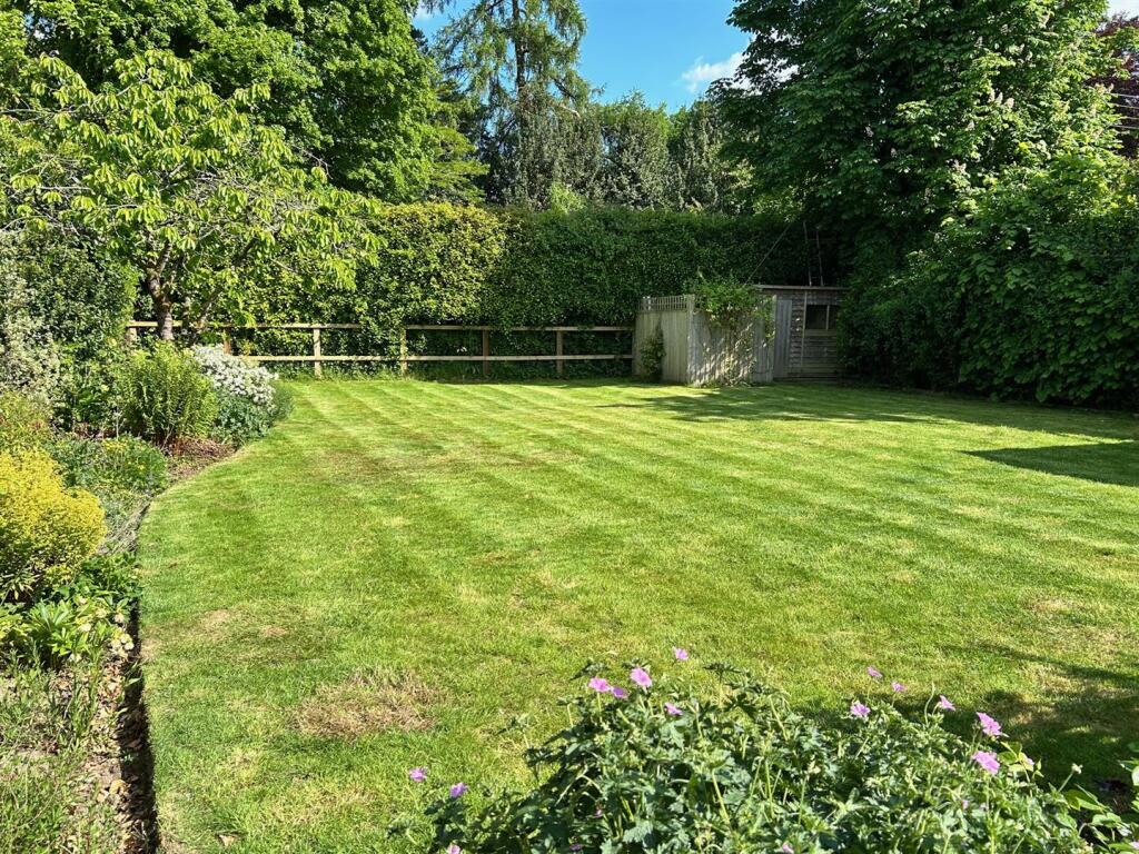 Rear garden