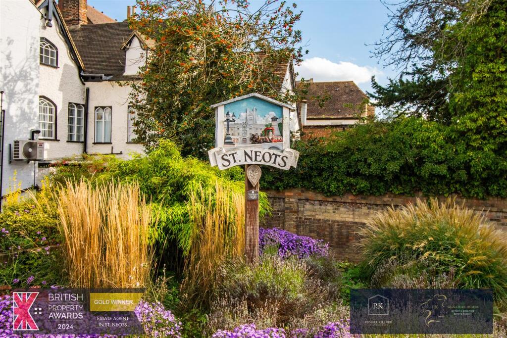 St Neots' Sign Location.