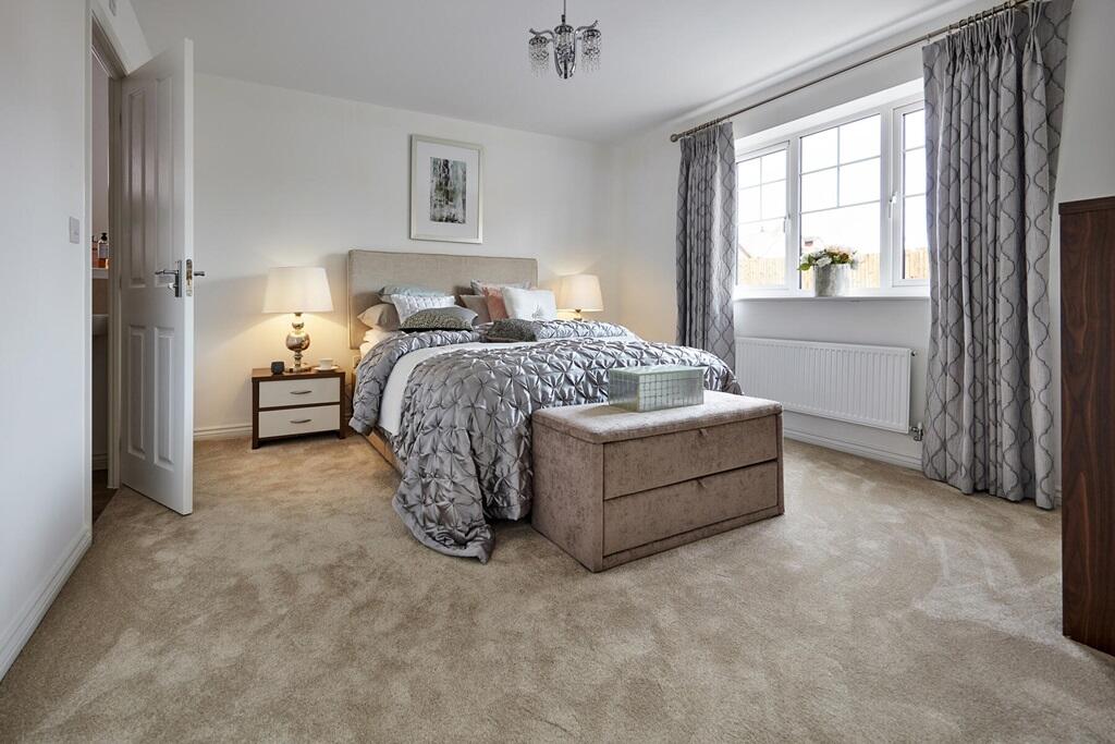 An example of a bungalow main bedroom