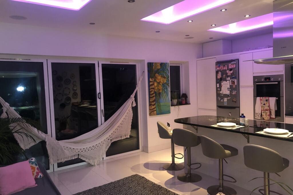 Kitchen Purple Light