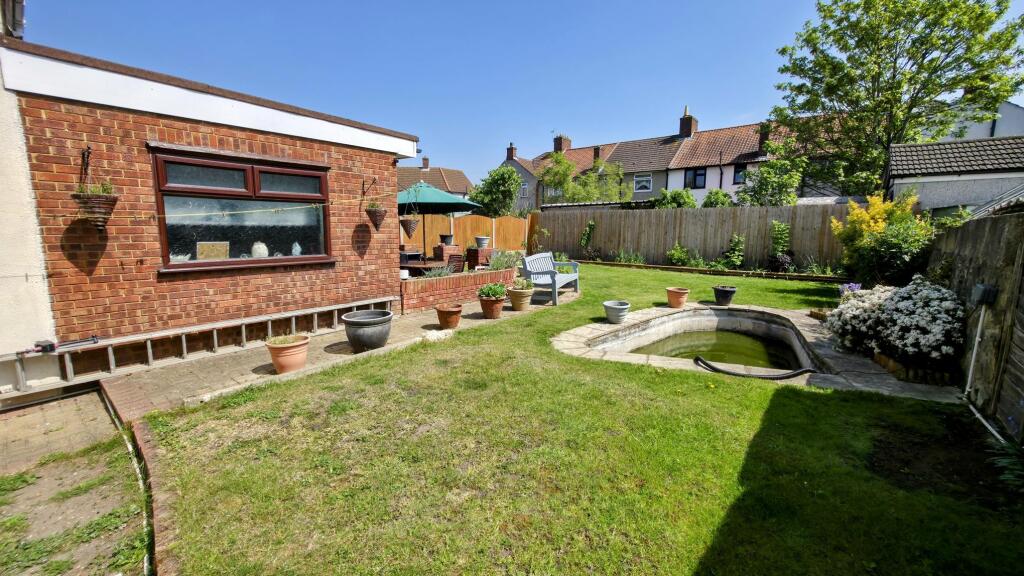 Rear garden