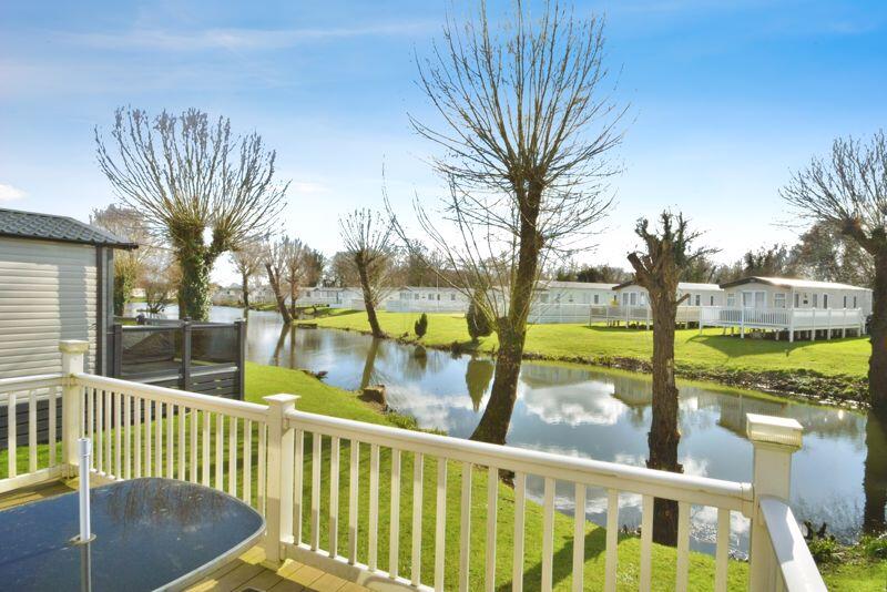 Decking and lake views