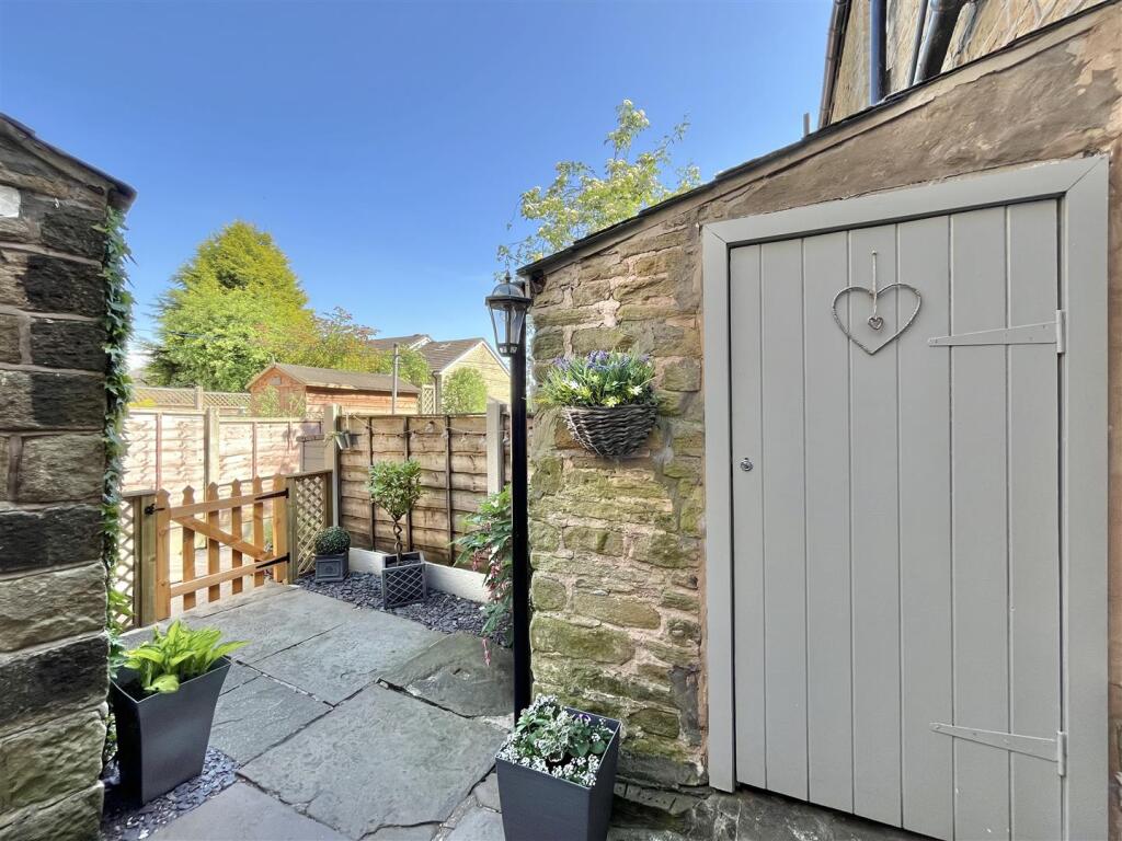Shared Rear Yard and Stone Shed