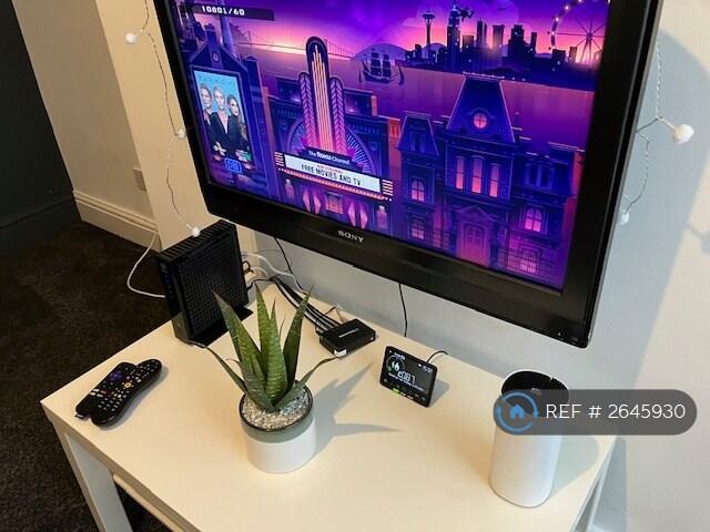 Living Area With Smart Tv