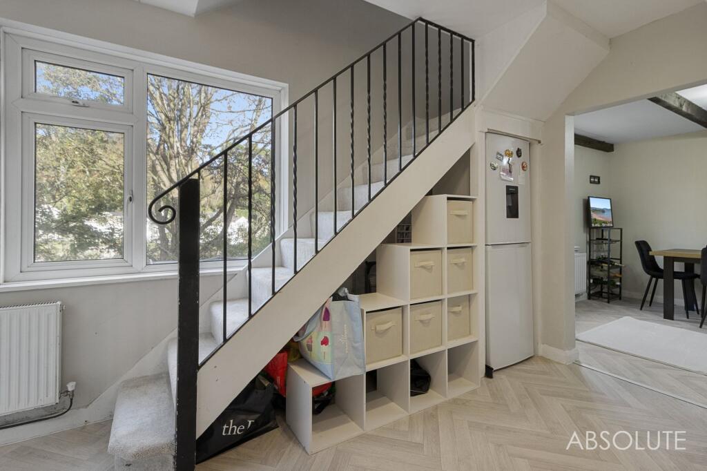 Stairs to kitchen &amp; garden level