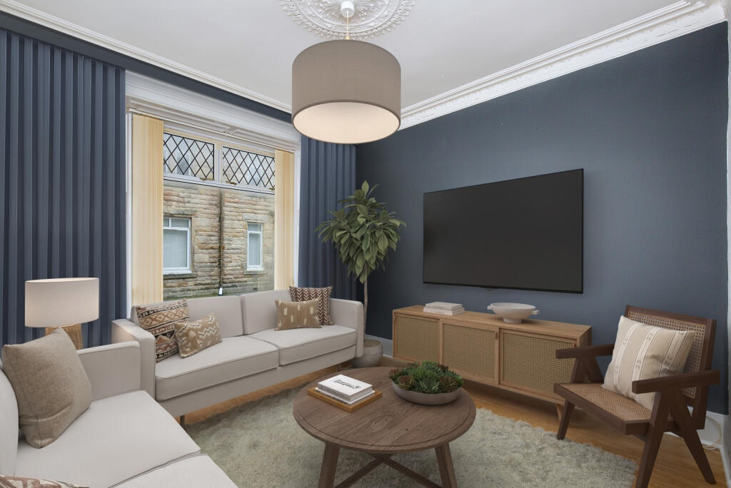 Living Room Virtually Staged
