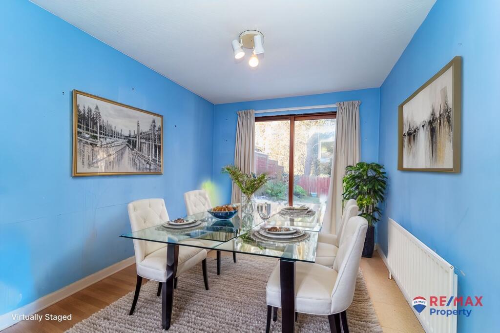 Virtually Staged Dining Room