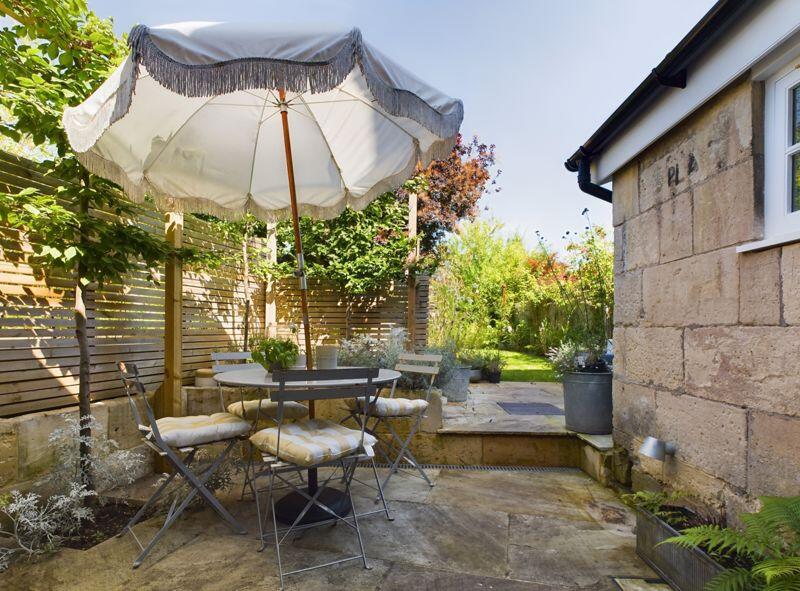 Patio seating area