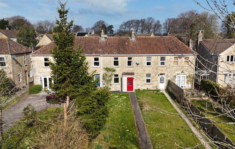 Aerial of house