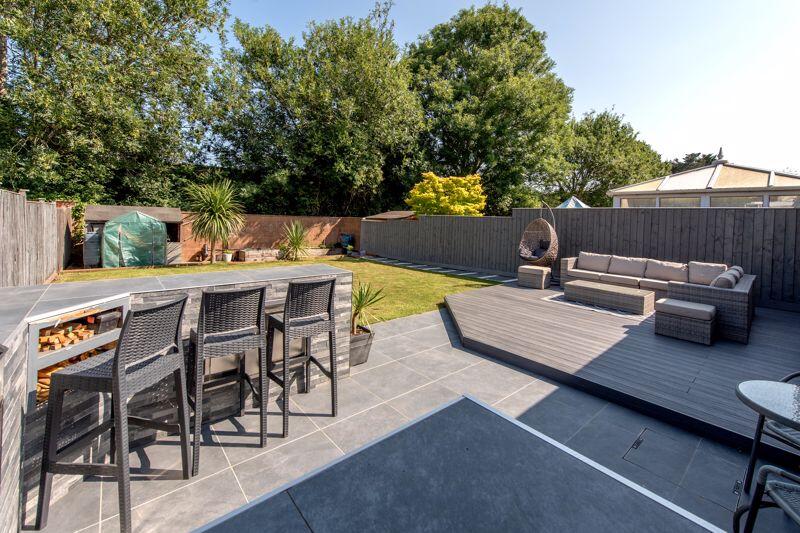 Terrace and rear garden