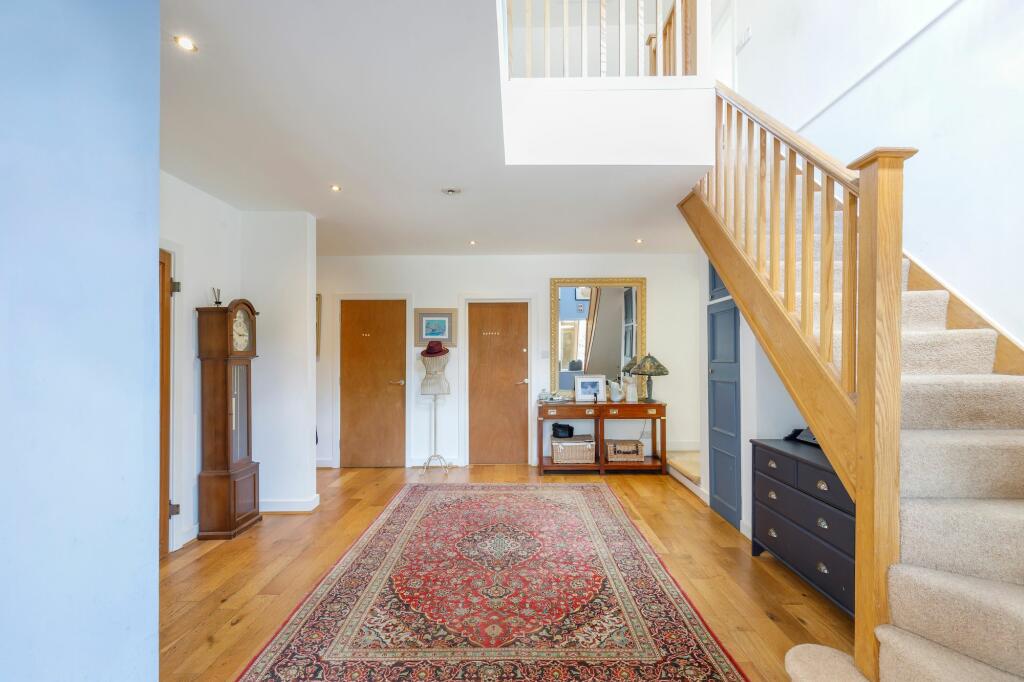 Spacious and bright hallway