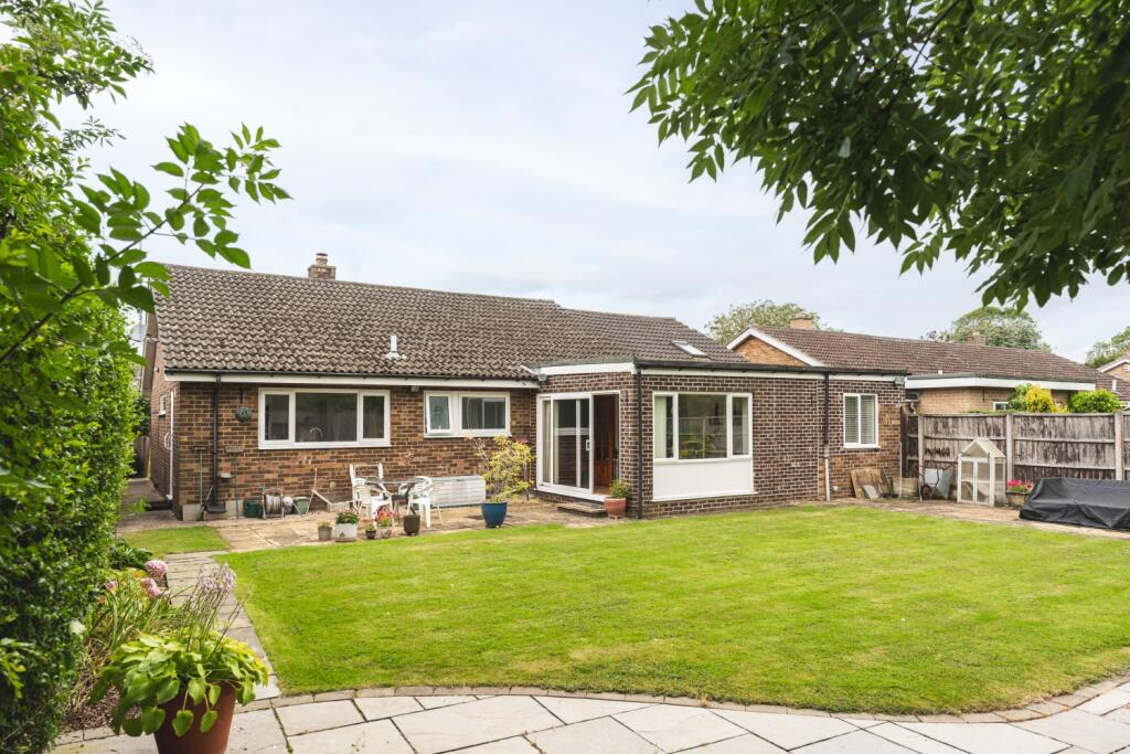Rear view of home