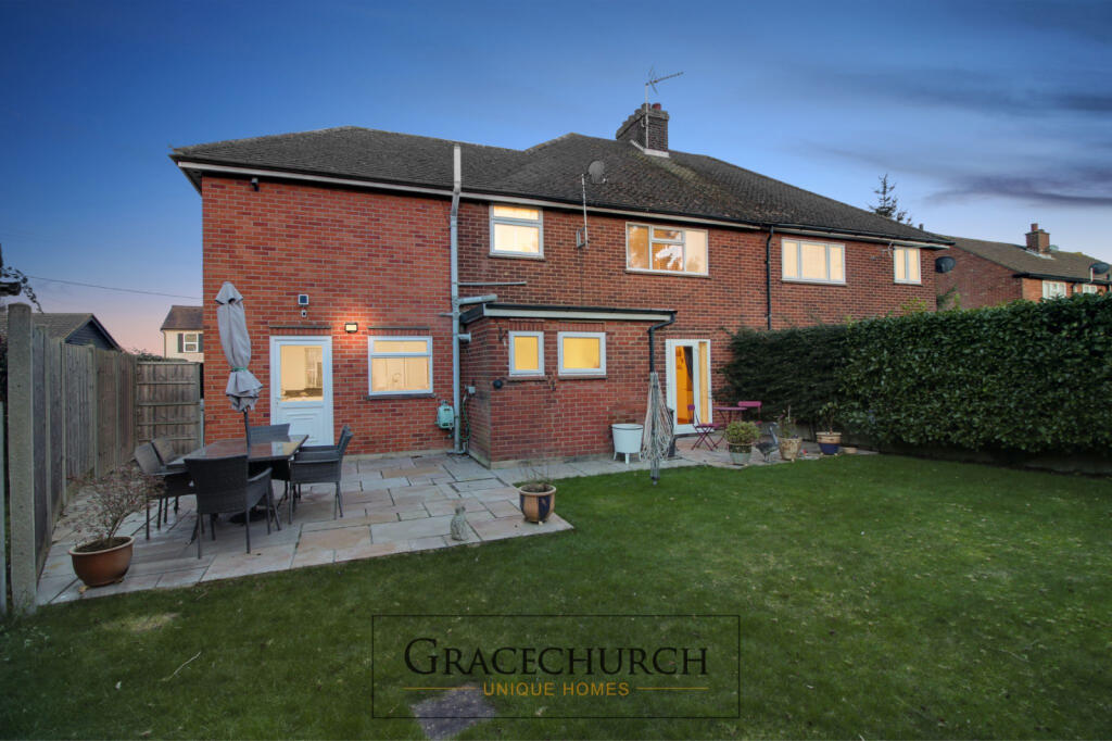 Garden in the evening