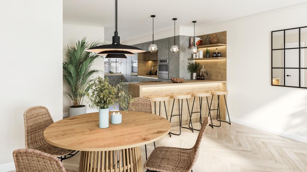 Example of a Kitchen at Church Mead