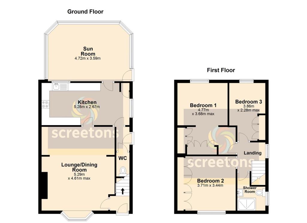 22 Millfield Road, Thorne - all floors.JPG