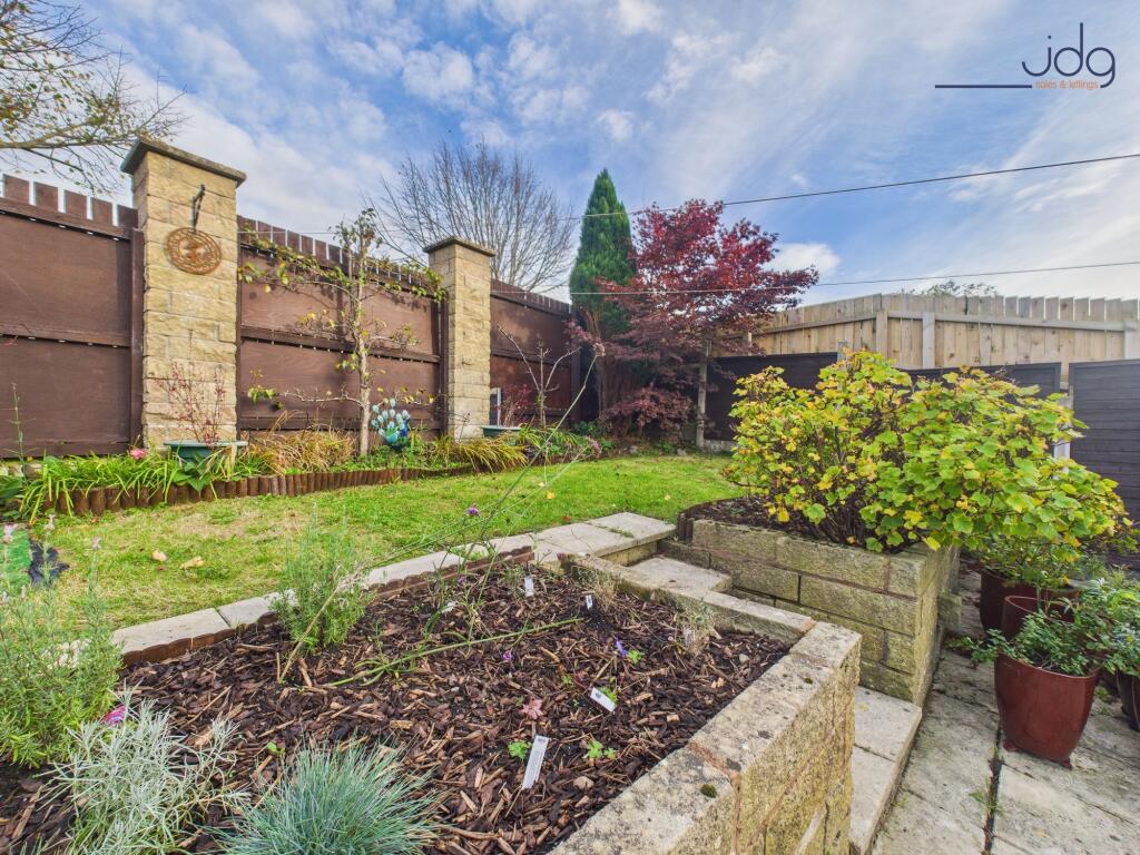 Northwest facing tiered garden