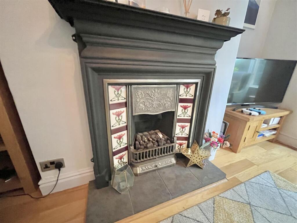 Dining Room Fireplace Feature