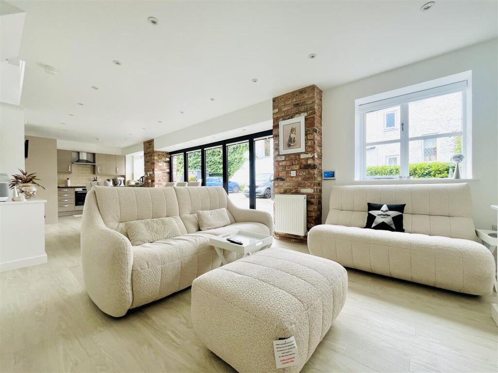 Living Room and Dining Kitchen