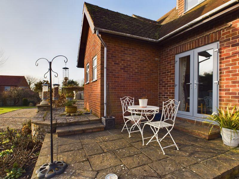 Patio seating area