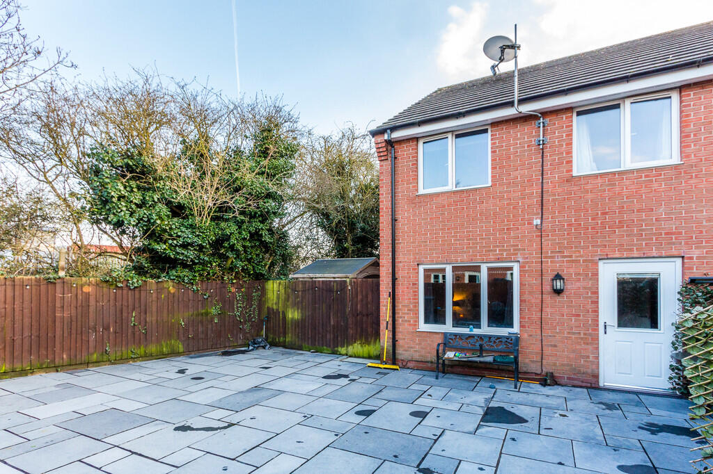 Rear garden