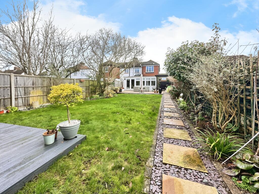 Private Rear Garden With Back Property View