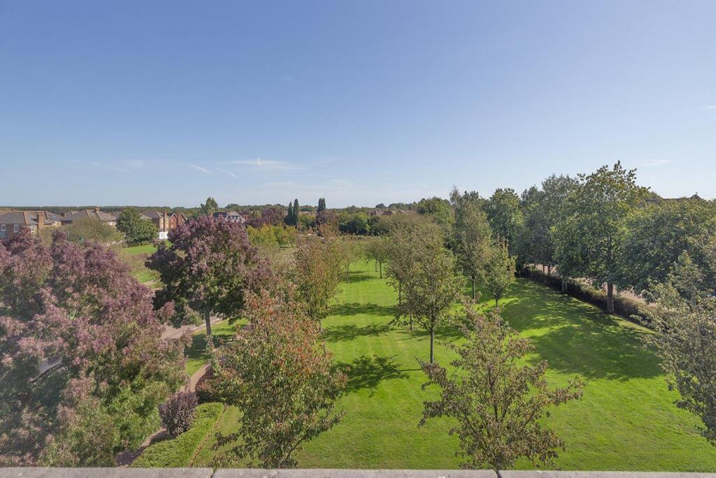 Tower View Green Next to Building