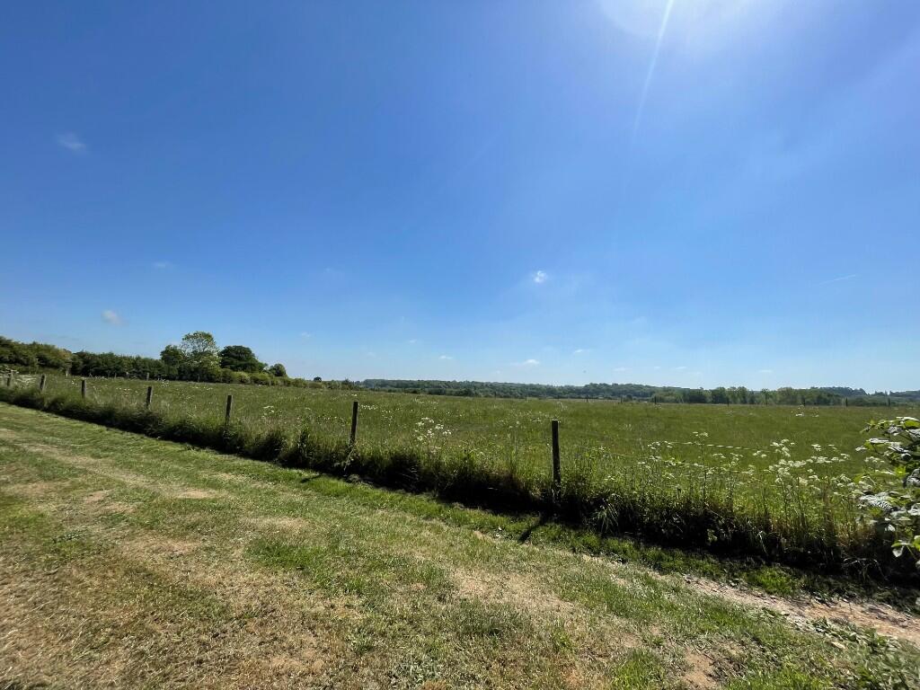 View from rear gate