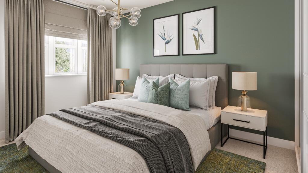 Example of a bedroom at Church Mead